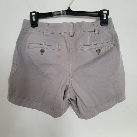 NEW J. Crew Chino Gray Cotton Blend 4in Shorts Style G2331 Size 00 - Picture 4 of 15